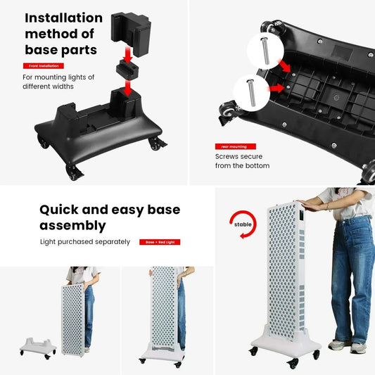 NovaThera FSD Floor Stands – Adjustable Mounts for 300 to 2000 Panels