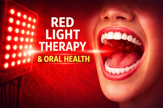 Red light therapy and oral health