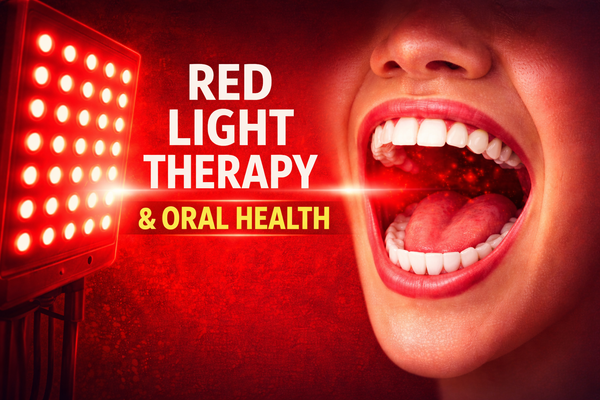 Red light therapy and oral health