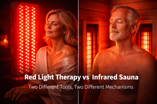 Red light therapy vs infrared sauna: two different tools, two different mechanisms