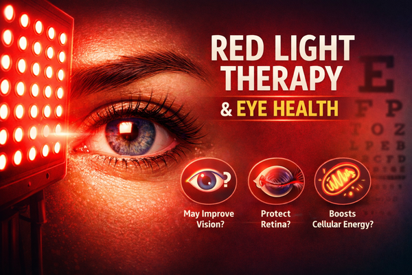 Red light therapy and eye health