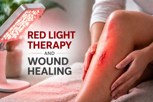 Red light therapy and wound healing