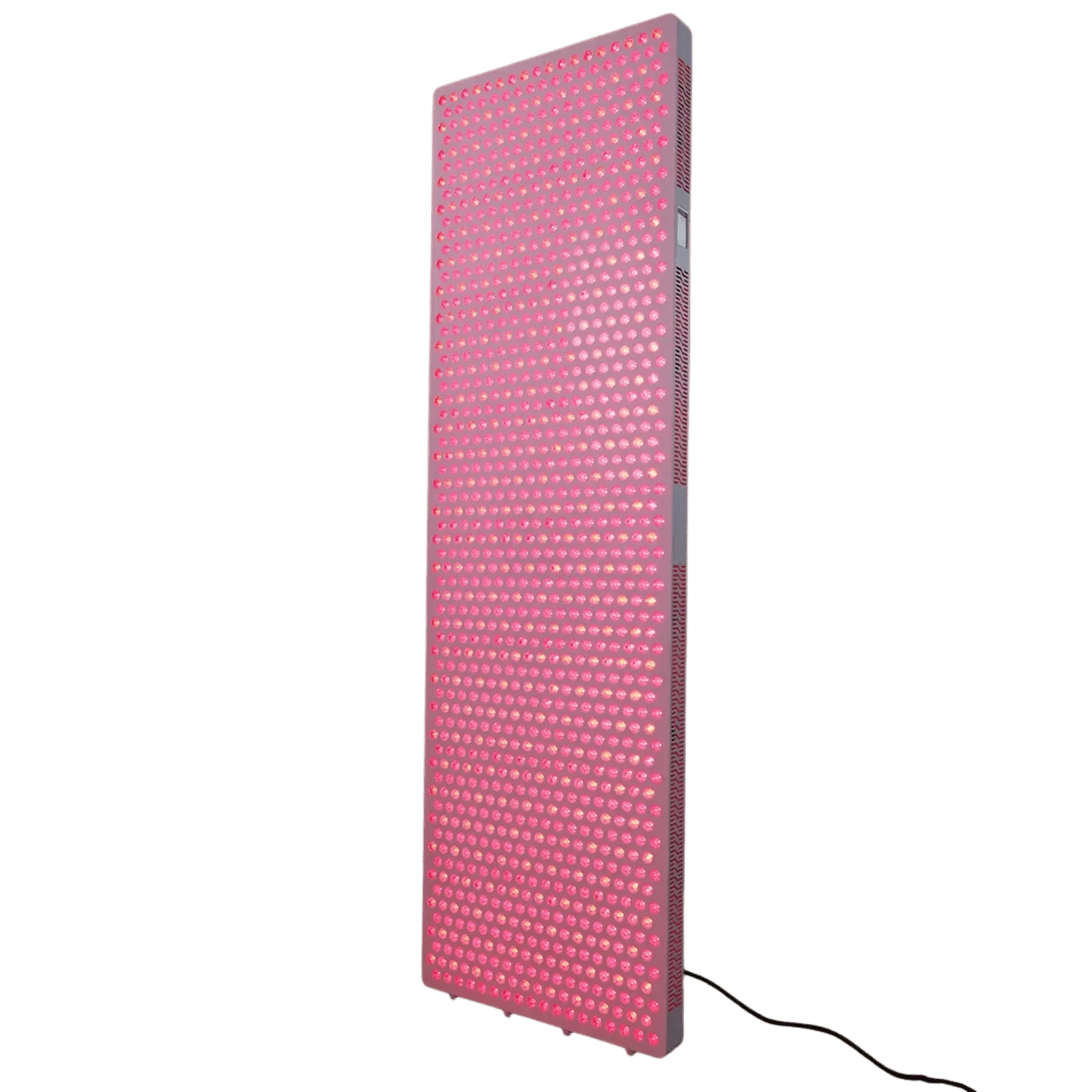 Large vertical panel with red LED lights for light therapy or phototherapy